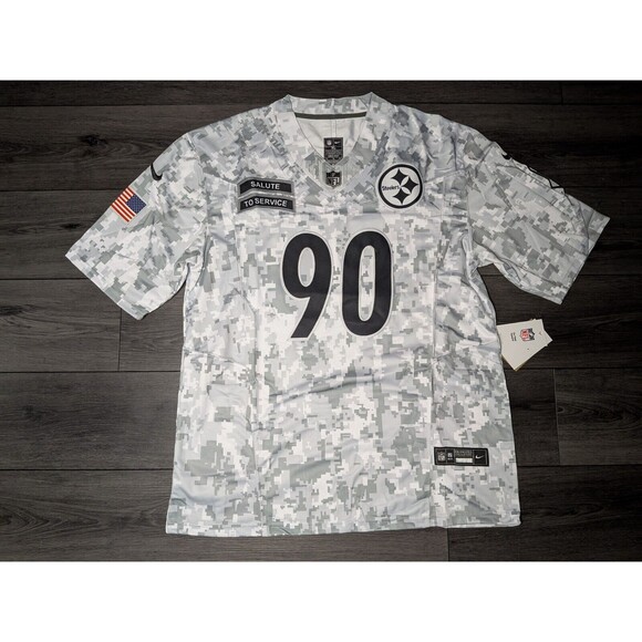 Other - T.J Watt #90 Pittsburgh Steelers  Salute To Service 2024-2025 Jersey